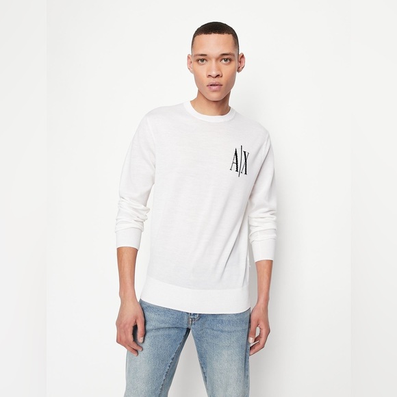 Armani Exchange Pullover Cashmere sweatshirt - Picture 3 of 6